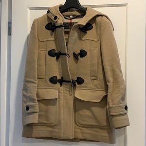 Burberry winter coat with hoodie